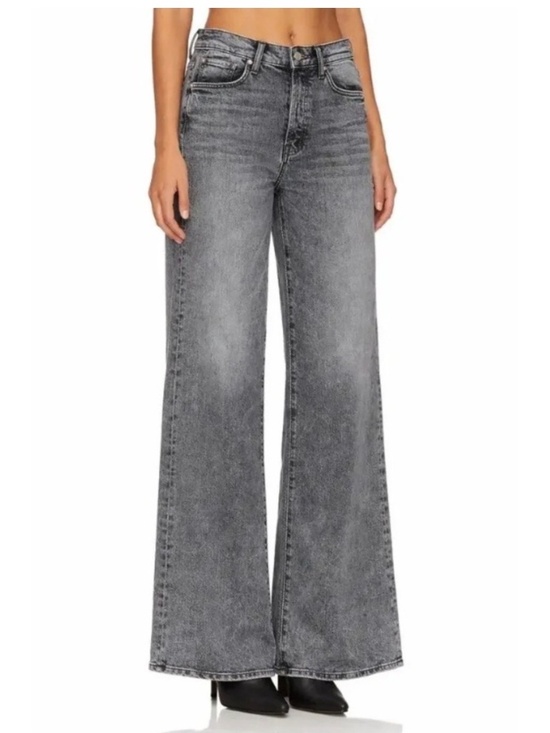 MOTHER Denim - NEW! Mother Superior The Ditcher Roller Sneak Jeans Gray Size 28